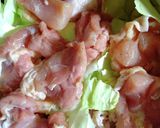 炊飯器で。キャベツと鶏肉の煮込み作り方3写真