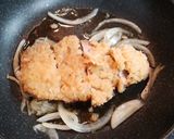 三つ葉一杯ハーフカツ丼 発酵玉葱で時短作り方5写真