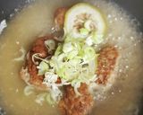 【スープ食】鹿バーグとレモンのうどん作り方3写真