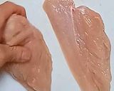 ハッセルバックチキン　作り方1写真