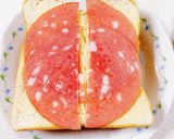 ボロニアソーセージとチーズのトースト作り方4写真