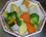 簡単でおいしい☆温野菜サラダ作り方10写真