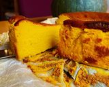 【抹茶バスクチーズケーキ】混ぜて焼くだけ作り方11写真