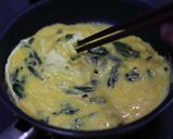 ペペロンチーノ風バジルオムレツ作り方6写真