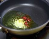 ペペロンチーノ風バジルオムレツ作り方2写真
