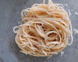 和えるだけ！しらすと大葉の柚子胡椒パスタ作り方2写真