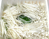 レンジで2分！オクラとえのきの塩昆布和え作り方1写真