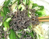 レンジで2分！オクラとえのきの塩昆布和え作り方3写真