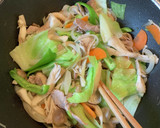 きのこたっぷり！具だくさん焼きうどん作り方5写真