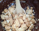 超簡単!チョコレートビスケットケーキ☆作り方5写真