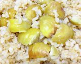 すぐ出来る！レンジで美味しい玄米栗ご飯作り方6写真