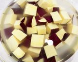 新食感　白いシャリシャリ大学いも風作り方1写真