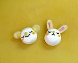 恋するウサくまチョコプリン♪作り方3写真
