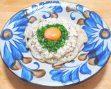 豆腐と冷凍の山芋とろろソースで焼きうどん作り方6写真