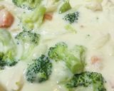 市販ルーで作る●濃厚ミルクシチュー丼作り方3写真
