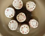 レンコンのはさみ焼き✨レモン風味ソース作り方8写真
