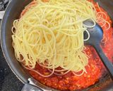 贅沢モッツァレラのトマトソースパスタ作り方5写真