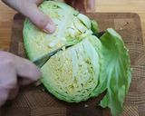 サクサク食感キャベツのパパッと炒め中華風作り方3写真