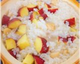 さつまいもとホタテの炊込みご飯☆釜めし作り方3写真