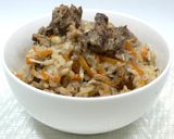 鍋で牛飯/災害時レシピにも作り方13写真