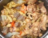 手羽元で筑前煮作り方7写真