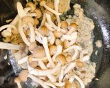 きのこたっぷりデュクセルソースのパスタ作り方3写真