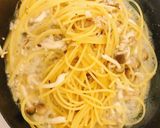 きのこたっぷりデュクセルソースのパスタ作り方5写真