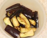 なすのレンジ蒸し★こんもりおろしポン酢作り方3写真
