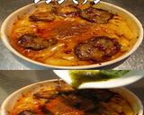美味ドレ蜂蜜バジルマヨ茄子ミートグラタン作り方1写真