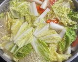 簡単肉だんごの白菜はるさめスープ作り方3写真