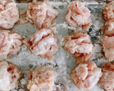 豚こま切れ肉の唐揚げ風（揚げ焼き）作り方3写真