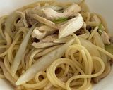 ☆我が家のヘルシー和風鶏胸肉パスタ☆作り方9写真