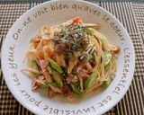 ☆ミョウガとオクラの和風パスタ☆作り方6写真