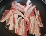 ＊簡単おつまみ＊ 豚バラのカリカリ焼き作り方1写真