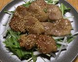 免疫力UP！豚肉の甘辛胡麻ソース作り方7写真