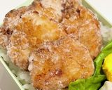 胸肉塩ダレチキンの唐揚げ弁当作り方1写真