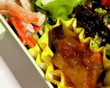 胸肉塩ダレチキンの唐揚げ弁当作り方2写真