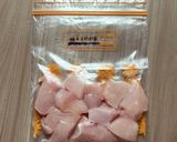 油不使用♪胸肉のエビチリ風作り方1写真