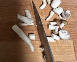 簡単！しめじのポン酢炒めおにぎり♪作り方1写真