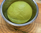 和スイーツ風栗の甘露煮と抹茶のあんぱん作り方2写真