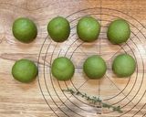 和スイーツ風栗の甘露煮と抹茶のあんぱん作り方3写真