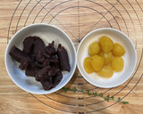 和スイーツ風栗の甘露煮と抹茶のあんぱん作り方4写真