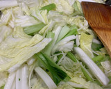 炒めて3分！白菜と小松菜のクリーム煮作り方3写真