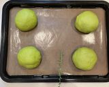 和スイーツ風栗の甘露煮と抹茶のあんぱん作り方9写真