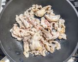 豚こま肉とゴボウの玉子とじ☆柳川風作り方3写真