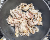 豚こま肉とゴボウの玉子とじ☆柳川風作り方3写真