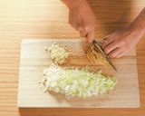 ピーマンと大葉入りのねぎ味噌作り方2写真