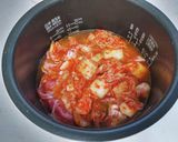 豚キムチ炊き込みご飯作り方2写真