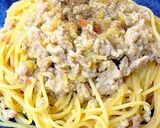 全部レンジで♪汁なし担々パスタ作り方8写真