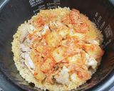 豚キムチ炊き込みご飯作り方3写真